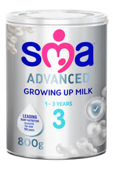 SMA Advanced 3 Growing Up Baby Milk Powder Formula | 1-3 years, 800g (Pack of 1)